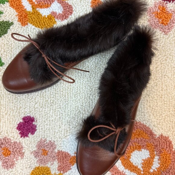 Greystone Shoes - Greystone Italian Fur Lined Loafers - Size - 37